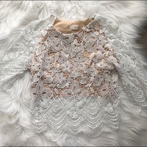 White Lace Top